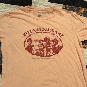 Feminism? Thank god a man explained it to me tshirt by Everpress
